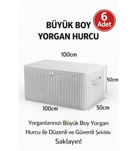6’lı Antrasit Çizgili Maxi Yastık ve Yorgan Seti 100x50, Hurcu Desenli