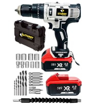 Japon Technology 58v8ah 13mm Metal Mandren G X-t Seri Darbeli Şarjlı Çift Akülü Vidalama Matkap