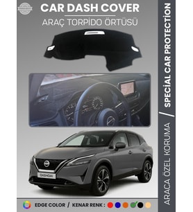 NİSSAN QASHQAİ J12 (2021-2025) Torpido Örtüsü Ön Göğüs Koruma Araca Özel Çatlamayı Önler Kaymaz