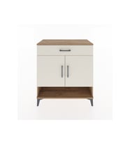Hyperion Şifonyer 2 Raflı Tek Çekmeceli 2 Kapaklı 88x44x96 Çam-Aytaşı