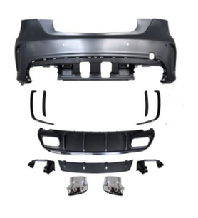 Mercedes A Serisi W176 A45 Amg Arka Tampon Set 2013-2018 Arası Uyumlu