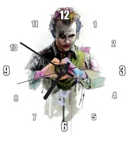 Cakatablo Joker Eli İle Kalp Yapmış Duvar Saati