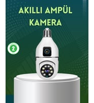 360 Derece Panoramik WiFi Kamera – Full HD Ev Güvenlik Sistemi