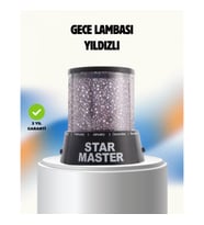Mey İthalat® Renk Değiştirmeli LED Yıldız Projektör Parti ve Gece Lambası