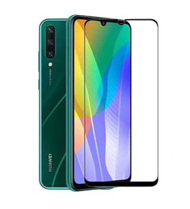 Huawei Y6P Ekran Koruyucu Full Kavisli Tam Kaplayan 5D HD Cam (Renksiz)
