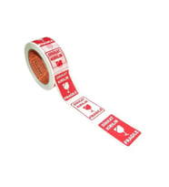 Dikkat Kırılır Fragile Baskılı Koli Bandı 45x100 - 6'lı Paket