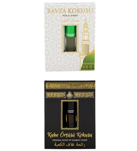 Medine Ravza Kokusu Ve Kabe Örtüsü Kokusu Alkolsüz Esans 3ml