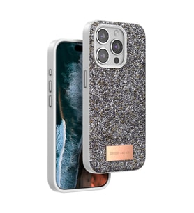 Onegif Apple İphone 14 Pro Bright Simli Kapak - Gümüş