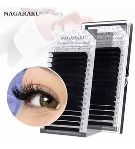NAGARAKU 0,07 KALINLIK C KIVRIM MİX İPEK KİRPİK 7-15 MM BOY ARALIĞI