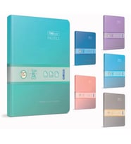 GIPTA THEBOOK PASTELS İPLİK DİKİŞLİ SERT KAPAK DEFTER 20X28 160YP. ÇİZGİLİ