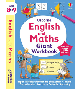Usborne English And Maths Giant Workbook 8-9