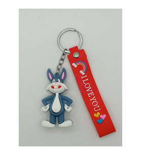 Bugs Bunny Çizgi Film Karakter Silikon Anahtarlık