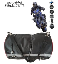 sevbags motosiklet silindir çanta gergi lastikli 30xx40