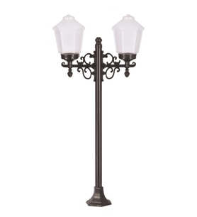 AVONNI BSU-68197-2BSY-OP Siyah Boyalı Dış Mekan Aydınlatma E27 Metal ABS Akrilik Cam 60x20cm