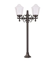AVONNI BSU-68197-2BSY-OP Siyah Boyalı Dış Mekan Aydınlatma E27 Metal ABS Akrilik Cam 60x20cm