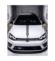 Oto Kaput Sticker Ok Ucu 3'Lü Siyah 12*60 Cm