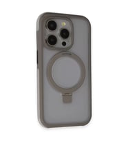 İphone 15 Zorda Airbag Standlı Kapak - Titan Gri