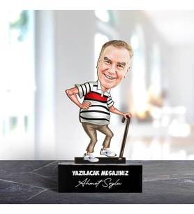 Ruhu Genç Dedem Karikatürlü Biblo