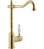 Artema Verona A4215433 Eviye Bataryası, 265 Mm Yükseklik, 12 Litre/Dk Akış Hızı, Saten Altın (Çok Renkli)