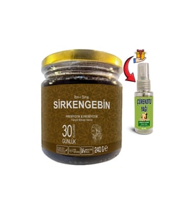 Ibn-I Sina Sirkengebin 1 Kutu Aromatik Prebiyotik Macun + Çörek Otu Yağı