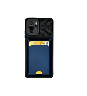 XİAOMİ REDMİ NOTE 10 KARTLIKLI SİLİKON KILIF LACİVERT