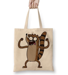 Regular Show Rickboy Bez Çanta Uzun Saplı