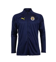 Fenerbahçe Orijinal 23/24 A Takım Hoca Tam Fermuar Lacivert Çocuk Sweat