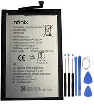 İnifix Hote 9 Play Pil Batarya BL-58BX+Tamir Set 6000 mAh