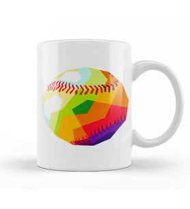 Baseball Kupa Bardak Porselen