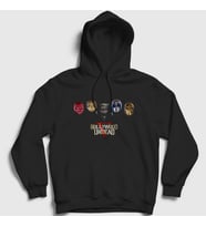 Presmono Unisex Siyah Masks Hollywood Undead Kapüşonlu Sweatshirt 149918tt