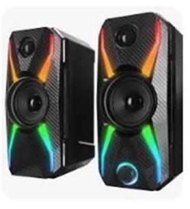 Rampage RMS-X5 2.0 Siyah Multimedia Gaming USB Speaker