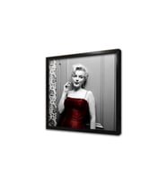 Marilyn Monroe Kırmızı Kıyafetiyle Çerçeveli Mdf Tablo
