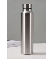 Çelik Gri 1000 ml Spor Matara Suluk cin907