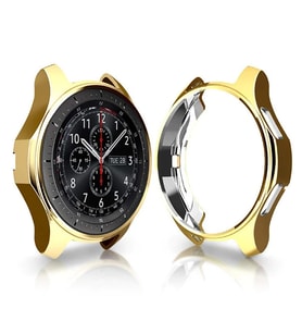 ALLY Sm Galaxy Watch 3 41MM Bumper Koruyucu Silikon Kılıf-(5775) - LOHO6354-1096 (Gri)
