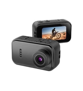 F2 2K 1080P Parmak Kamera 130° Geniş Açı Ips Ekranlı 25G Mini Taşınabilir Cep Kamerası Siyah