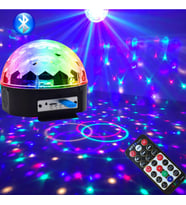 Küre Disko Topu Müzik Çalar Renkli Lazer Işıklı Bluetooth (5690)