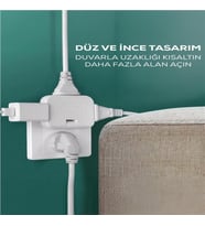 KATLANIR PRİZ 3 GÖZLÜ