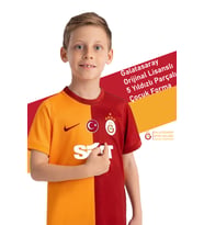 Galatasaray Orijinal Lisanslı 23-24 5 Yıldızlı Parçalı Sarı Kırmızı Çocuk Forma
