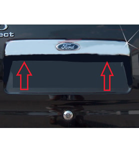 FORD CONNECT BAGAJ ÇİTASI KROM ARMA YERİ OLAN 2003 2004 2005 2006 2007 2008 2009