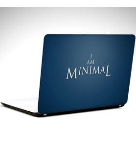 Minimal Laptop Sticker 13 İnch (34X24CM)
