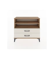 Arges Şifonyer 2 Raflı 2 Çekmeceli 88x30x80 Çam-Aytaşı