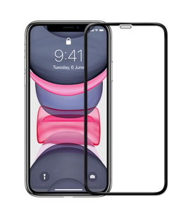 Iphone 11Tam Kaplayan Kırılmaz Cam Koruyucu 5d 9d Siyah