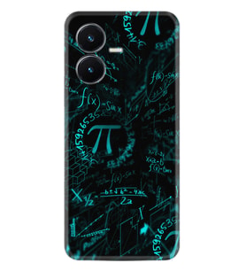 Vivo Y22S Kılıf Silikon Desen Özel Seri Pi 1701