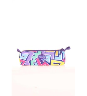 Kaukko Triangle Dual Crazy Kalem Çantası Aberdeen K2569 (Çok Renkli)