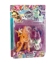 Pony At Oyuncak Set Little Pony 3lü  Figür Turuncu (Çok Renkli)