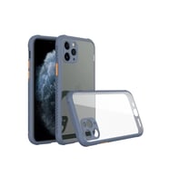 Mey İthalat® iPhone 11 Pro Kılıf Miami Şeffaf Silikon - Gri