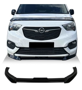 Opel Combo Ön Lip Parlak Siyah Plastik Ön Ek Karlık 2019 2020 2021 2022 2023 2024 karlık+bodykit+ek