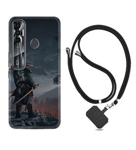 Tecno Spark 6 6 Go 8C 8 Pro 7 7 Pro Kılıf Boyun Askılı Silikon Warrior 1653