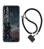 Tecno Spark 6 6 Go 8C 8 Pro 7 7 Pro Kılıf Boyun Askılı Silikon Warrior 1653