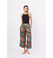 Peraluna LADYBUG TROUSER Baskılı Saten Pantolon - Çok Renkli